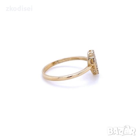 Златен дамски пръстен 1,70гр. размер:54 14кр. проба:585 модел:20426-2, снимка 2 - Пръстени - 43034650