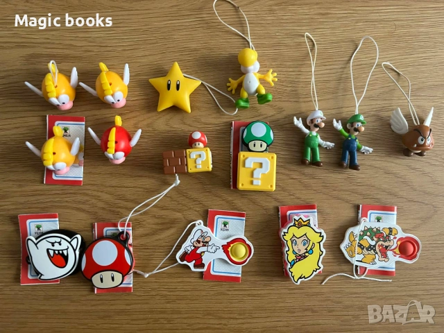 Супер Марио Super Mario киндер фигурки