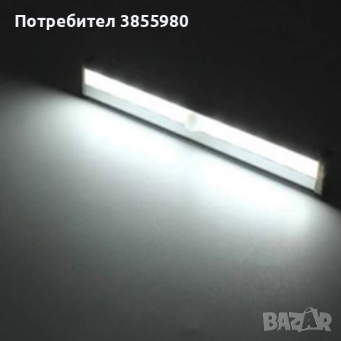 ЛЕД лампа за гардероб със сензор и USB зареждане, снимка 4 - Лед осветление - 44101251