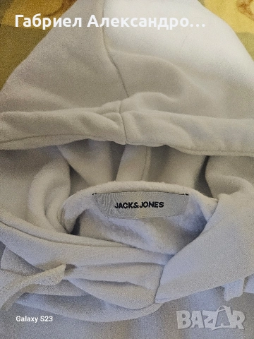 Мъжки суичър Jack Jones, снимка 2 - Спортни дрехи, екипи - 52561848