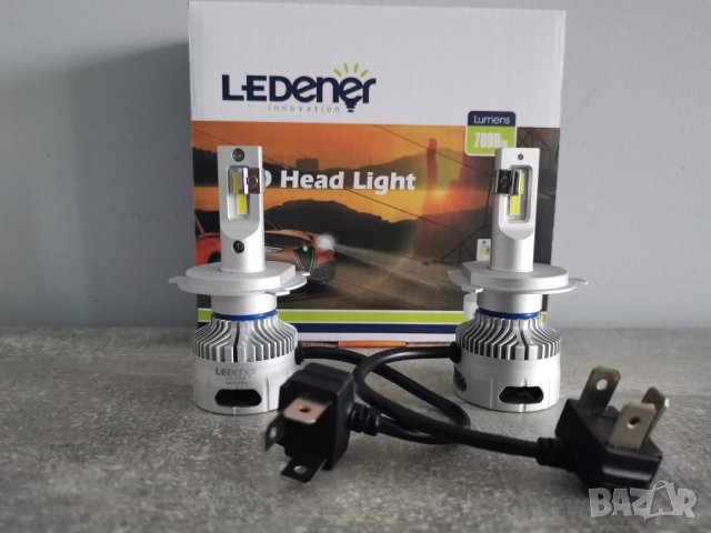 Ledener LED Canbus крушки Н1 Н4 H7 H11 НВ4 40W 7000LM 6000K, снимка 3 - Аксесоари и консумативи - 43760022