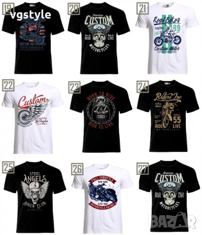 Тениска Моторджийска Мото Мотокрос Ендуро Моторист Мотоциклетизъм Мотор Рокер Moto Motorcycle, снимка 1