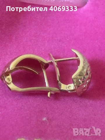 Златни обеци 1.64гр 14к