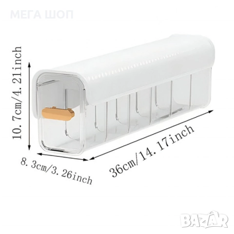 Комплект от 3 органайзера с чекмедже с 5 отделения, снимка 2 - Други стоки за дома - 52920122