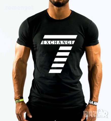 НОВО! Мъжки тениски с EXCHANGE SEVEN принт! Или поръàй с ТВОЯ идея!