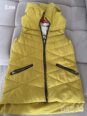 ⭐️Бутиков елек с качулка Luxury Collection 70см дължина, снимка 2 - Елеци - 43056975