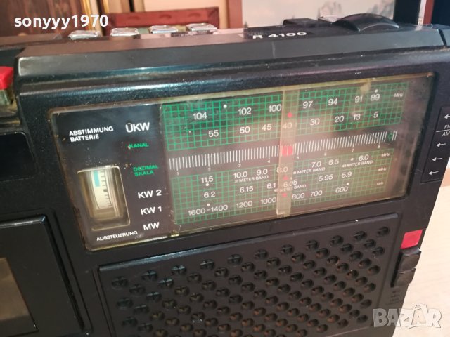 STERN-RADIO BERLIN R4100 VEB DDR-РАДИО С КАСЕТА ВНОС ГЕРМАНИЯ 0412231352, снимка 10 - Радиокасетофони, транзистори - 43267745