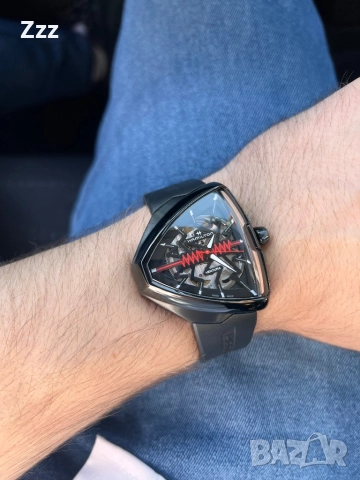 Hamilton Ventura Elvis 80 Skeleton H24535331, снимка 3 - Мъжки - 52337354