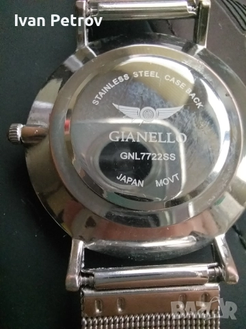 Мъжки часовник GIANELLO 7722SS, снимка 3 - Мъжки - 52502617