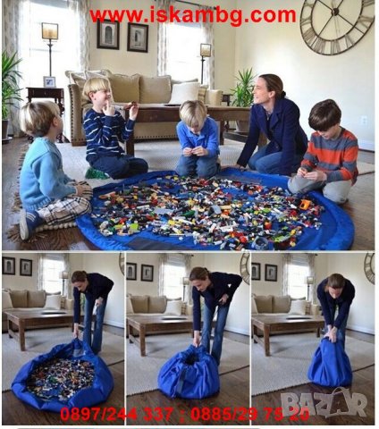 Постелка за събиране на детски играчки - код 1931, снимка 10 - Други стоки за дома - 26921929