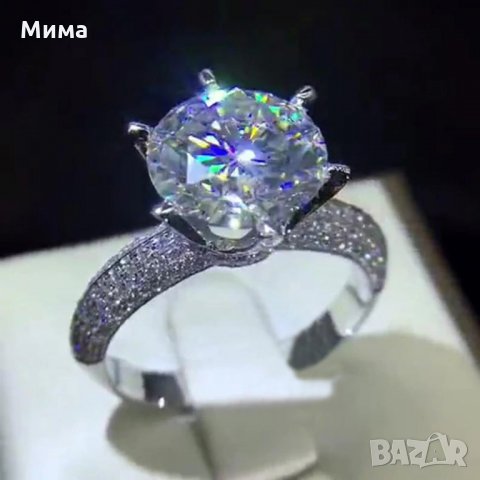 Дамски пръстен със сребърно, снимка 2 - Пръстени - 13577789