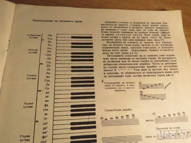 Начална школа за акордеон, учебник за акордеон  - Научи се сам да свириш на акордеон - изд.1970г., снимка 5 - Акордеони - 33117526