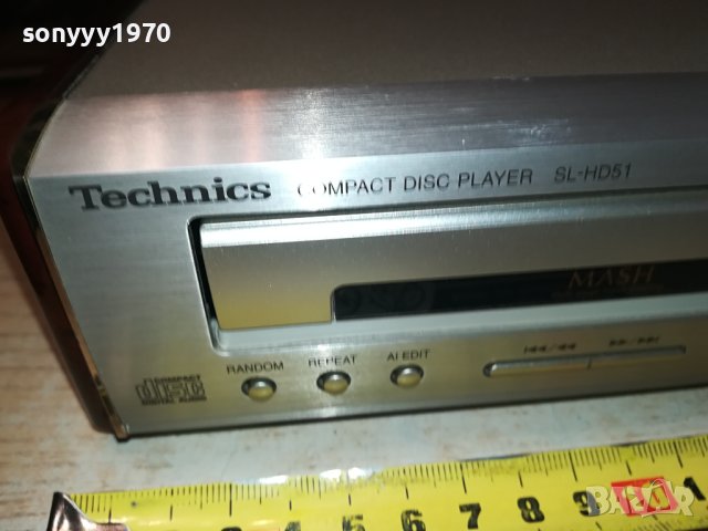 TECHNICS SL-HD51 CD PLAYER MADE IN JAPAN-SWISS 1412231608, снимка 7 - Ресийвъри, усилватели, смесителни пултове - 43412092