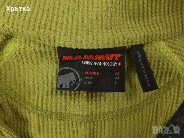 Mammut Kala Pattar - Оригинална мъжка блуза с цип размер M, снимка 9 - Блузи - 52558852