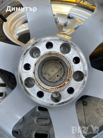 Оригинални алуминиеви джанти Audi 17 цола 5х112, снимка 3 - Гуми и джанти - 52240327