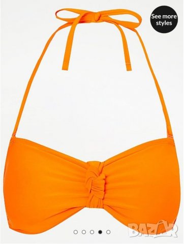 НОВО Оранжев бански горнище модел 2, снимка 3 - Бански костюми - 37330687