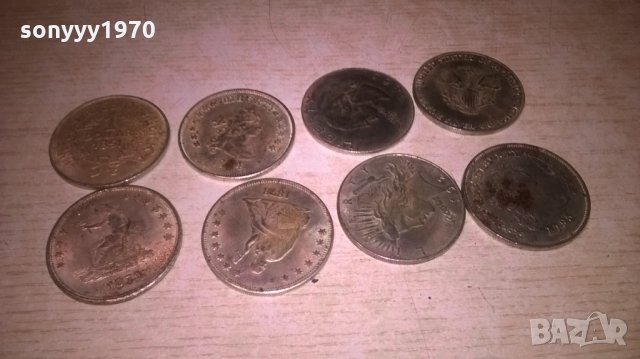 долари-8бр-колекция-4,5см-внос франция, снимка 2 - Колекции - 26944430