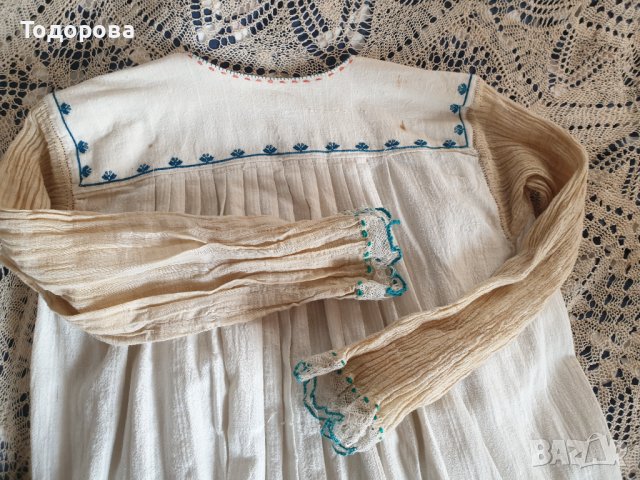 Автентична риза от народна носия, снимка 5 - Антикварни и старинни предмети - 38966636