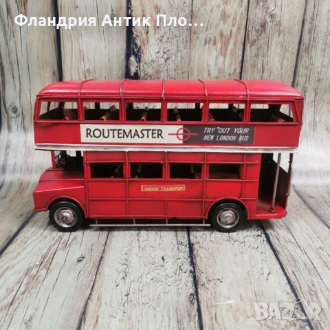 Метална декорация - Двуетажен автобус, снимка 2 - Декорация за дома - 38723017