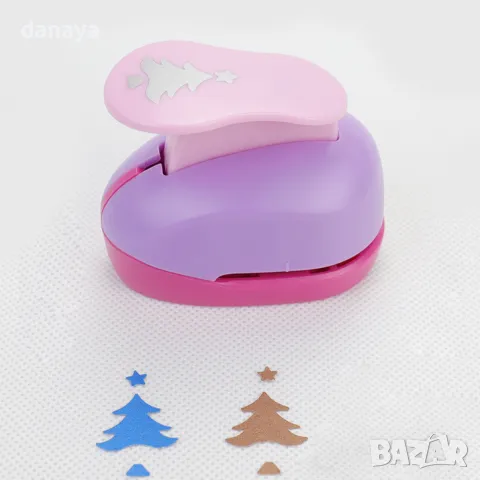 1579 Перфоратор пънч есенно листо снежинка детелинка сърце снежен човек, снимка 13 - Ученически пособия, канцеларски материали - 29935951