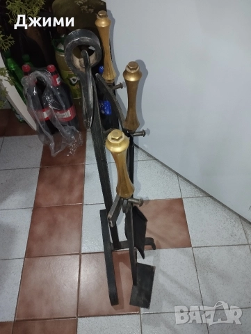 големи камини прибори, снимка 4 - Антикварни и старинни предмети - 52583802