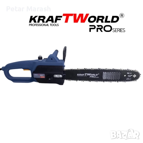 Електрическа Резачка за дърва KraftWorld 2200W – 220V, 40 см, снимка 3 - Градинска техника - 51793004