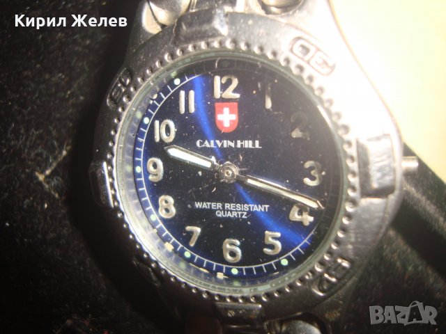 CALVIN HILL WATER RESITANT QUARTZ МАРКОВ МОДЕН ЧАСОВНИК КВАРЦ с ВЕРИЖКА НЕРЪЖДАЕМА СТОМАНА 65461, снимка 12 - Водоустойчиви - 32751362