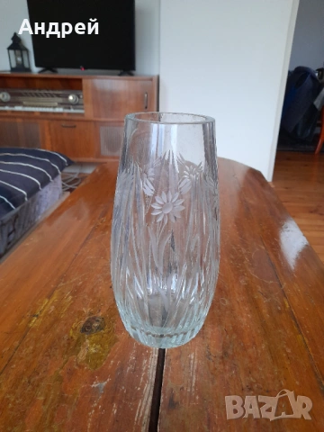 Стара стъклена ваза #18