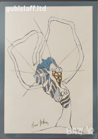 Картина, абстракция, худ. Манол Петров-Моно Петра