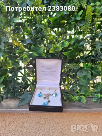 Елегантен комплект обеци и колие  (Byzantium Collection London)