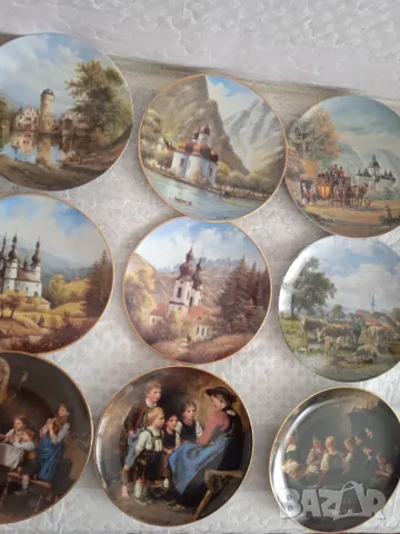 Немски колекционерски порцеланови чинии, снимка 12 - Картини - 47410897