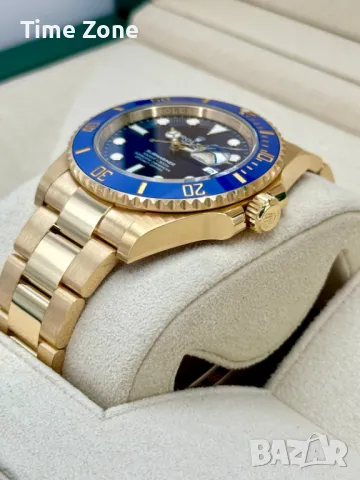 Rolex Submariner 41mm Yellow Gold Blue Dial Ceramic Automatic Различни Цветове, снимка 3 - Мъжки - 48183633