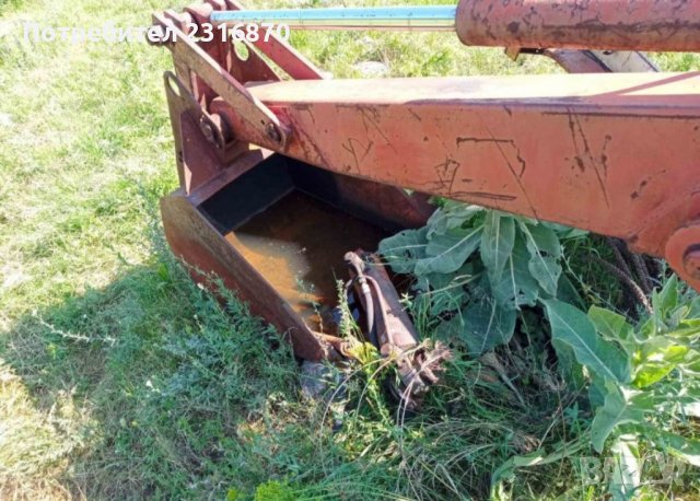 Багерно устройство за юмз ,кофа,стрела,бутилки в отлично състояние