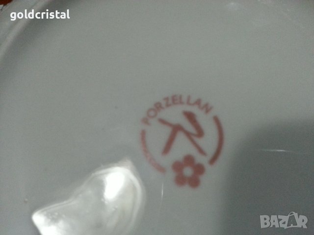 Стар български порцелан чинии , снимка 6 - Антикварни и старинни предмети - 43689663