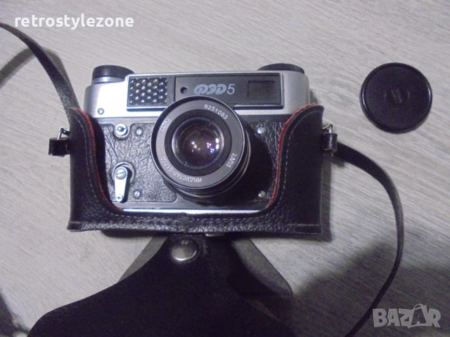 № 8472 Стар фотоапарат FED-5  , снимка 3 - Други ценни предмети - 53250001