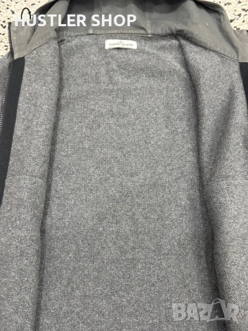 Мъжка вълнена жилетка STONE ISLAND. Размер L, снимка 6 - Суичъри - 53169291