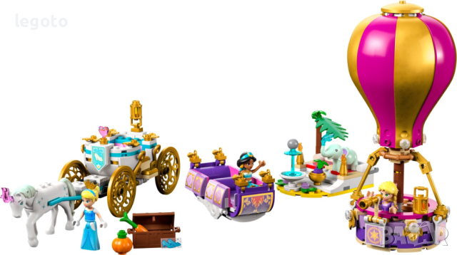 НОВО ЛЕГО 43216 Дисни - Омагьосаното пътуване на принцесата LEGO  43216 Princess Enchanted Journey, снимка 3 - Образователни игри - 44890359