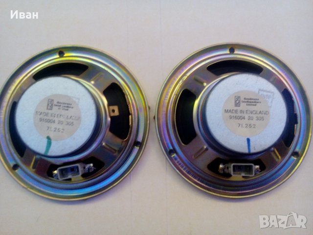 Goodmans шороколентови 6 инча, снимка 4 - Тонколони - 33073019