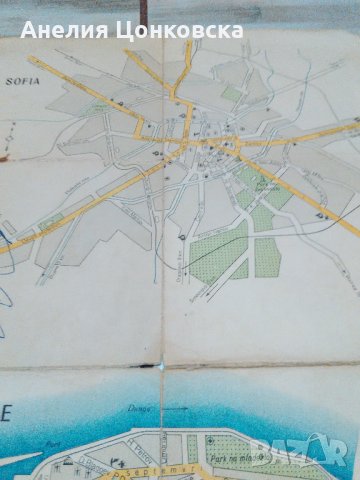 Пътна карта 1965 г.+ още две, снимка 9 - Антикварни и старинни предмети - 28145143