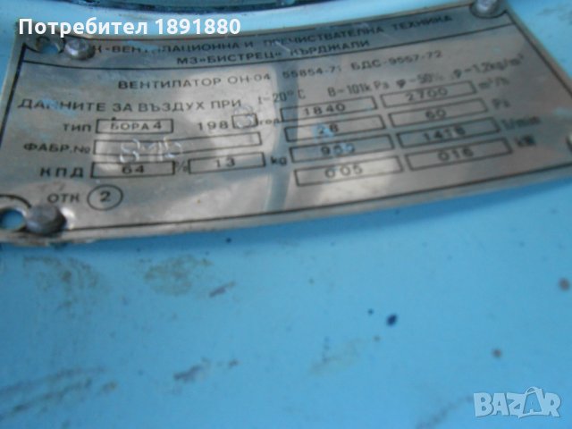 Нов вентилатор с пускател , снимка 10 - Други машини и части - 26305392