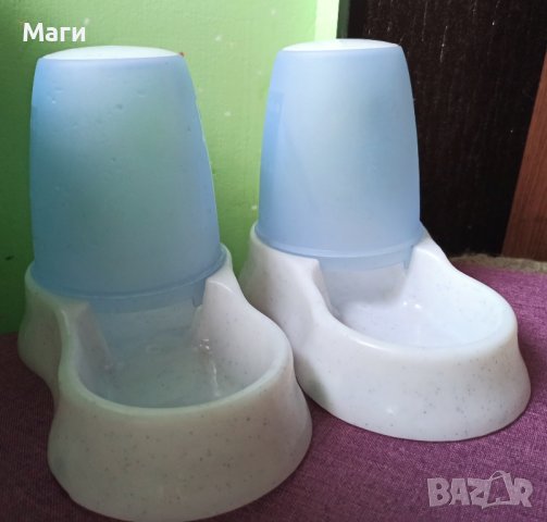 Комплект от 2бр. диспенсъри за вода и храна, снимка 3 - Други стоки за животни - 44000535