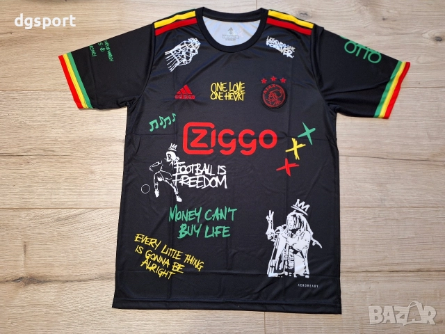 Футболна фланелка на АЯКС #специално издание Боб Марли!, снимка 2 - Футбол - 52547916