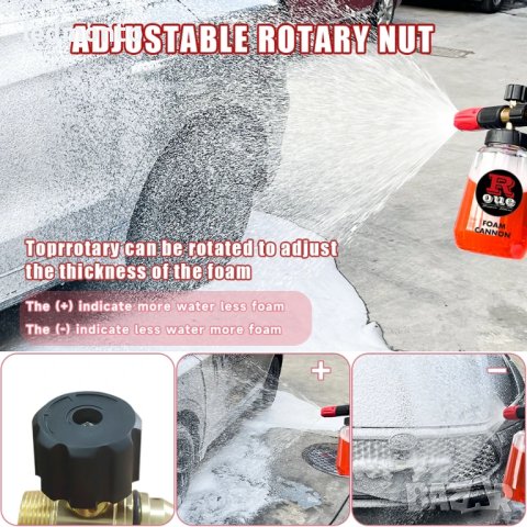 Дюза за Пяна пенообразивател ROUE за Водоструйки Karcher, Nilfisk, Parkside, снимка 4 - Други инструменти - 43368850