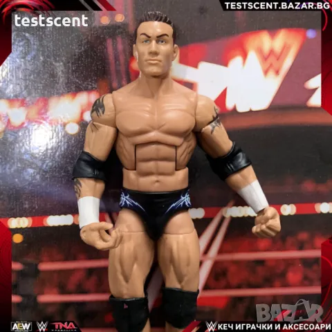 Екшън фигура WWE Randy Orton The Viper Ранди Ортън Mattel Elite 2010-2011 + removable shirt RKO, снимка 1