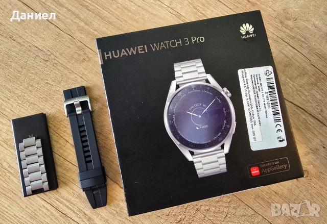 Титаниев часовник Huawei watch 3 oro LTE , снимка 5 - Мъжки - 53350294