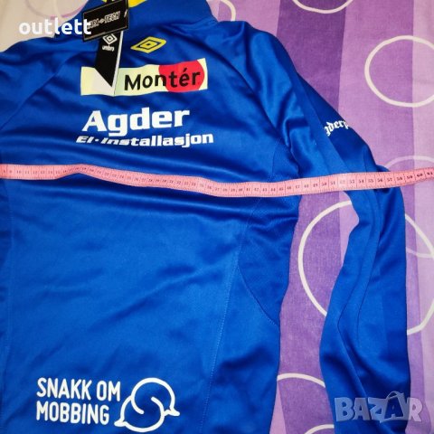 Нова  с етикети Umbro футболна фланелка 164см. Дълъг ръкав има и др. в обявите. За повече бр. Правя , снимка 4 - Футбол - 43343568