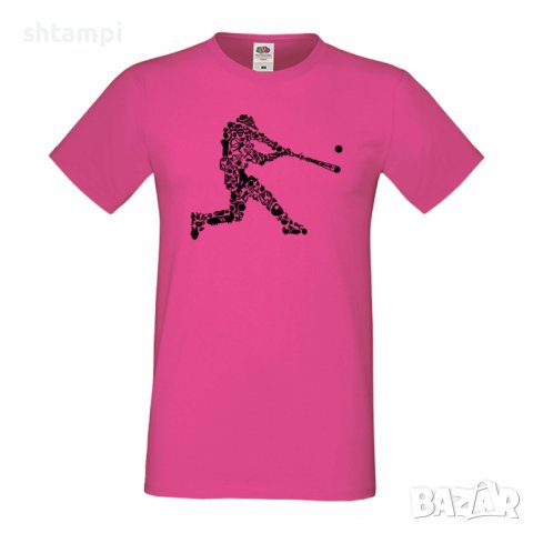 Мъжка тениска Бейзболен играч Baseball Player,спорт,Изненада,Подарък,Празник , снимка 6 - Тениски - 36812732