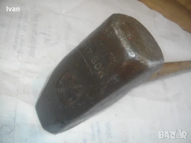 89см/5,2кг НЕМСКИ МАСИВЕН КОВАН РЪЧЕН ЧУК ГОЛЯМ С ГЛАВА 4,0 кг, снимка 10 - Други инструменти - 49829265