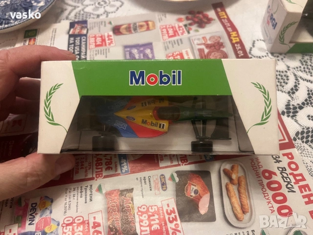 Английско Корги 1:43 Benetton F1, снимка 6 - Колекции - 53250283