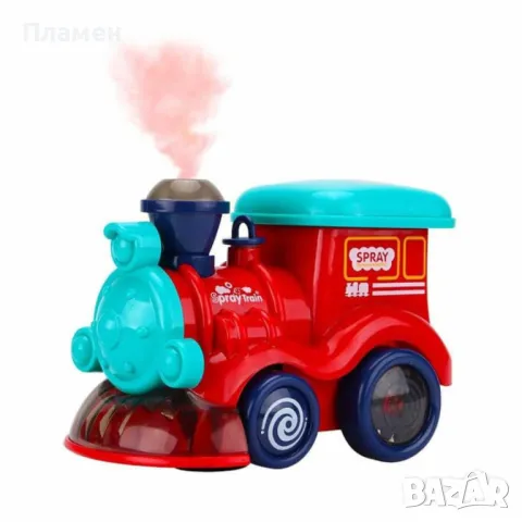 Спрей влакче с музика светлини и водна мъгла за безкрайно забавление, снимка 1